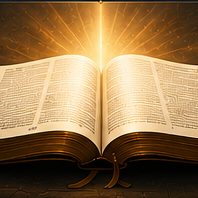 An open Bible.